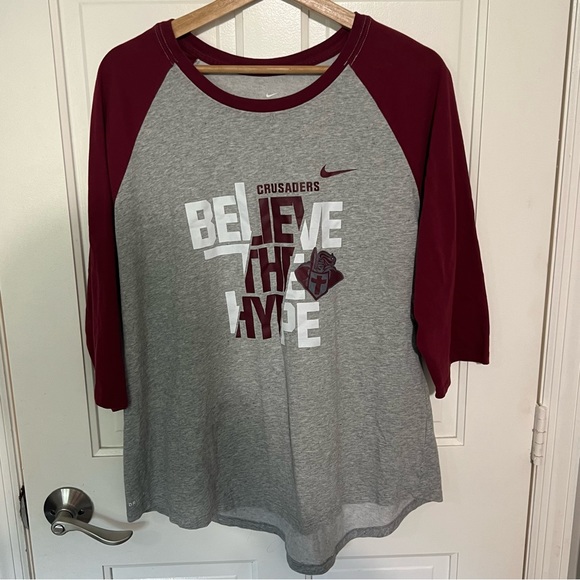 Nike The nike tee Baseball tshirt College crusaders William Carey univer… - Picture 7 of 8